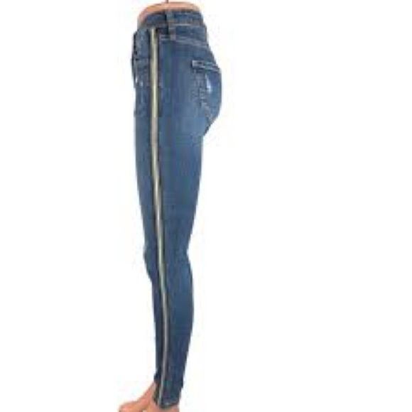 Wild Fable Denim Skinny Jean Pin Stripe Blue size 8 29 Regular - Picture 14 of 15